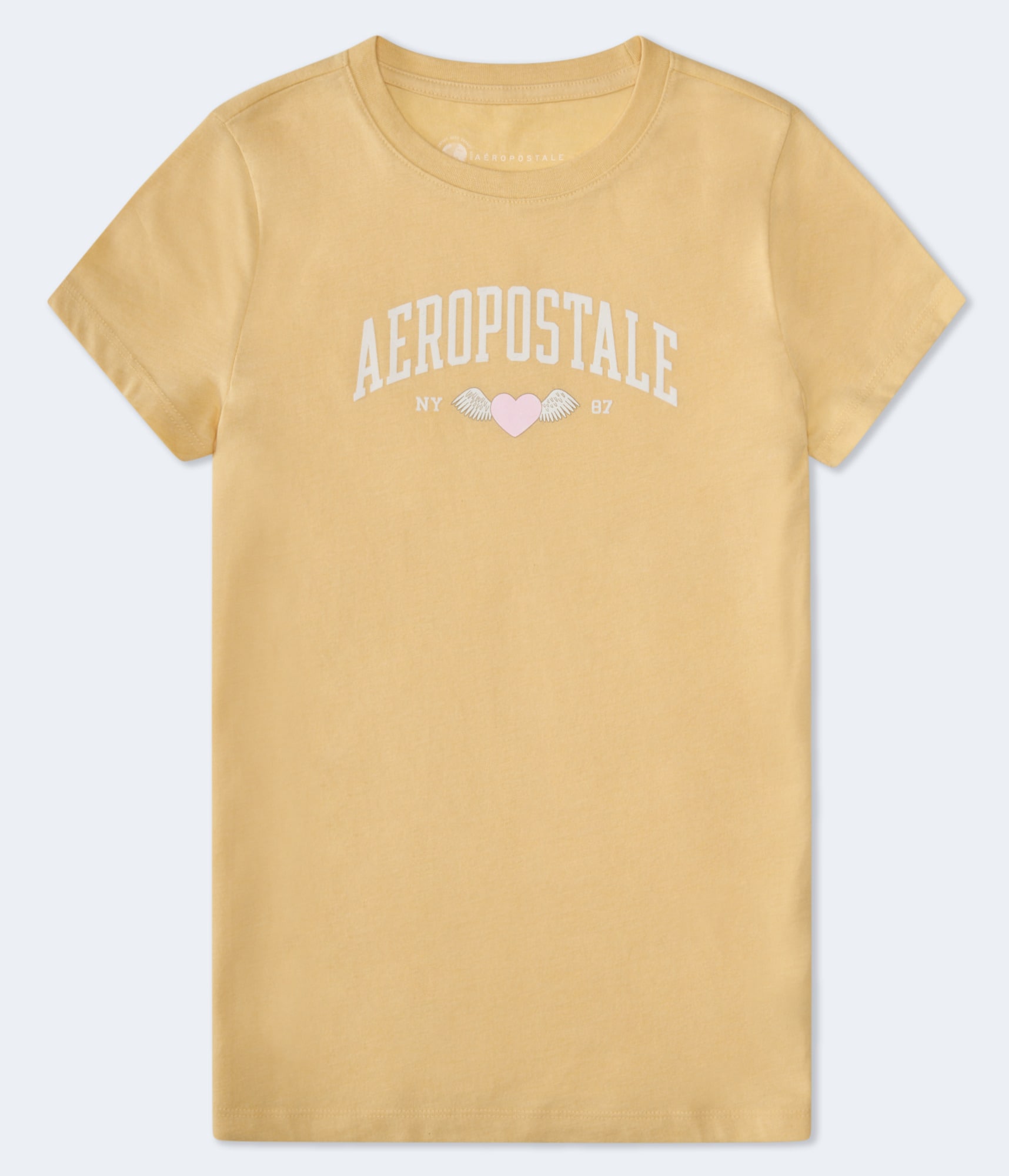 トップス theredthread s open tee heart Aeropostale Winged Heart Flocked Graphic Tee
