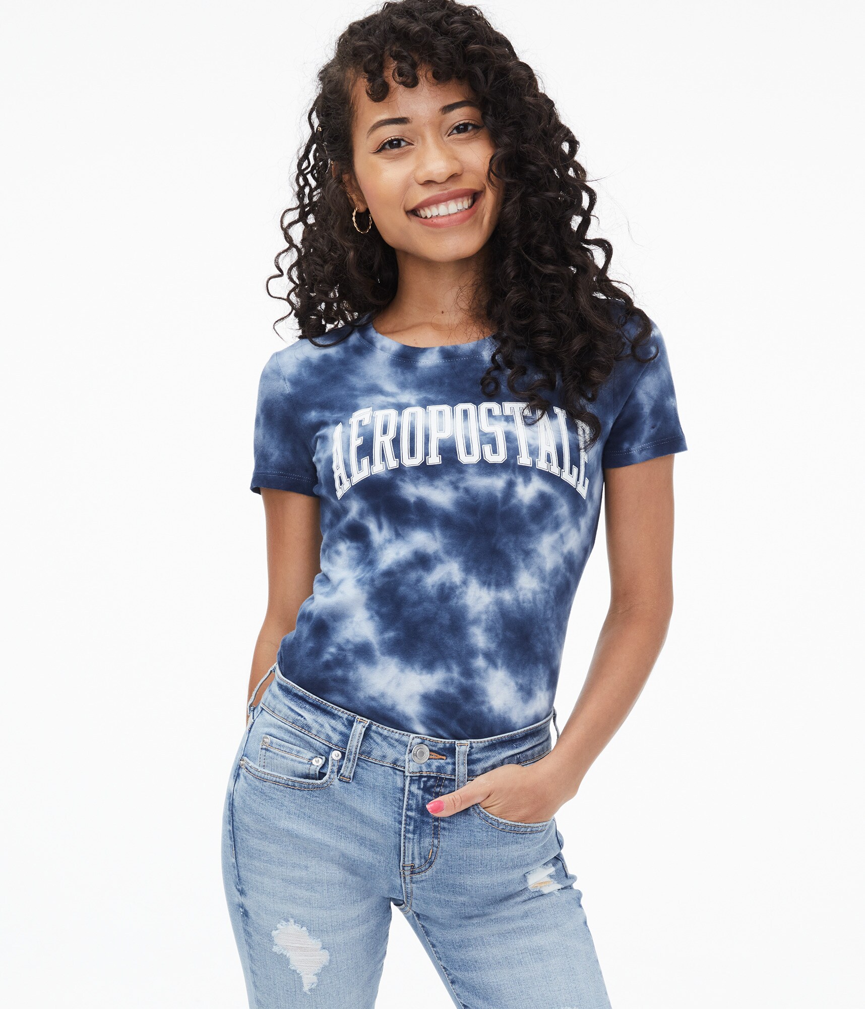 Aeropostale Tie-Dye Graphic Tee