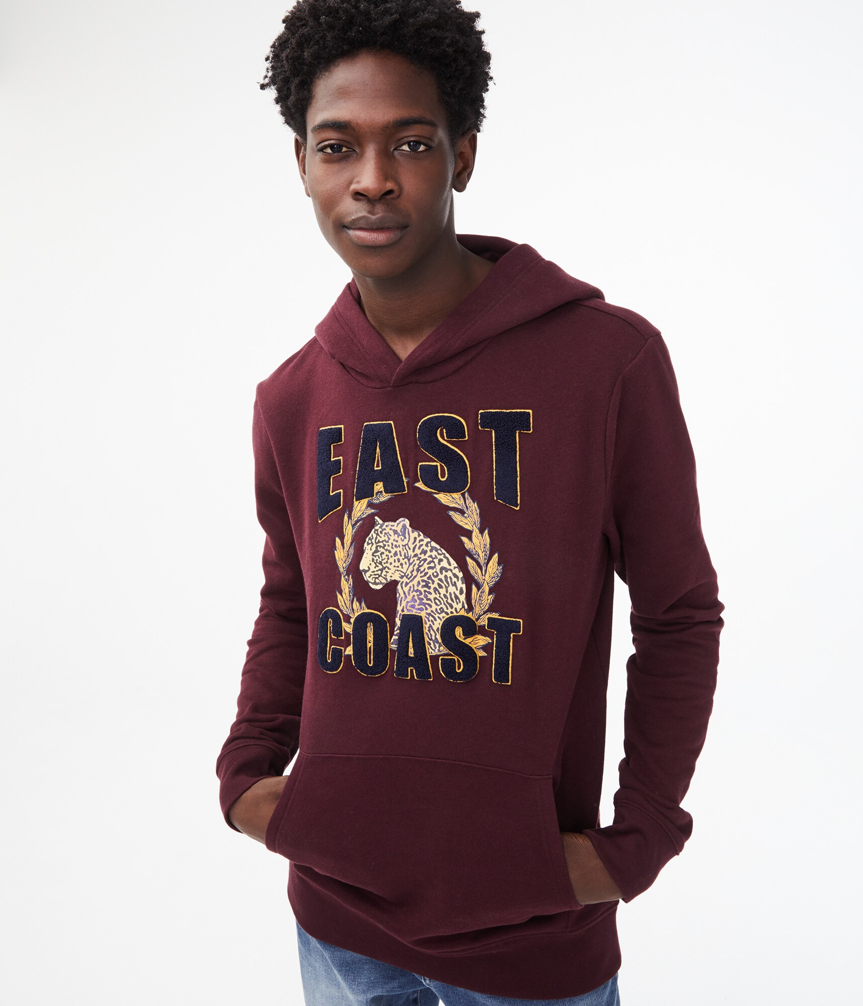 トップス 25aw ERL panelled hoodie ERL - Wave Panelled Cotton-Blend Jersey Hoodie - Brown ERL