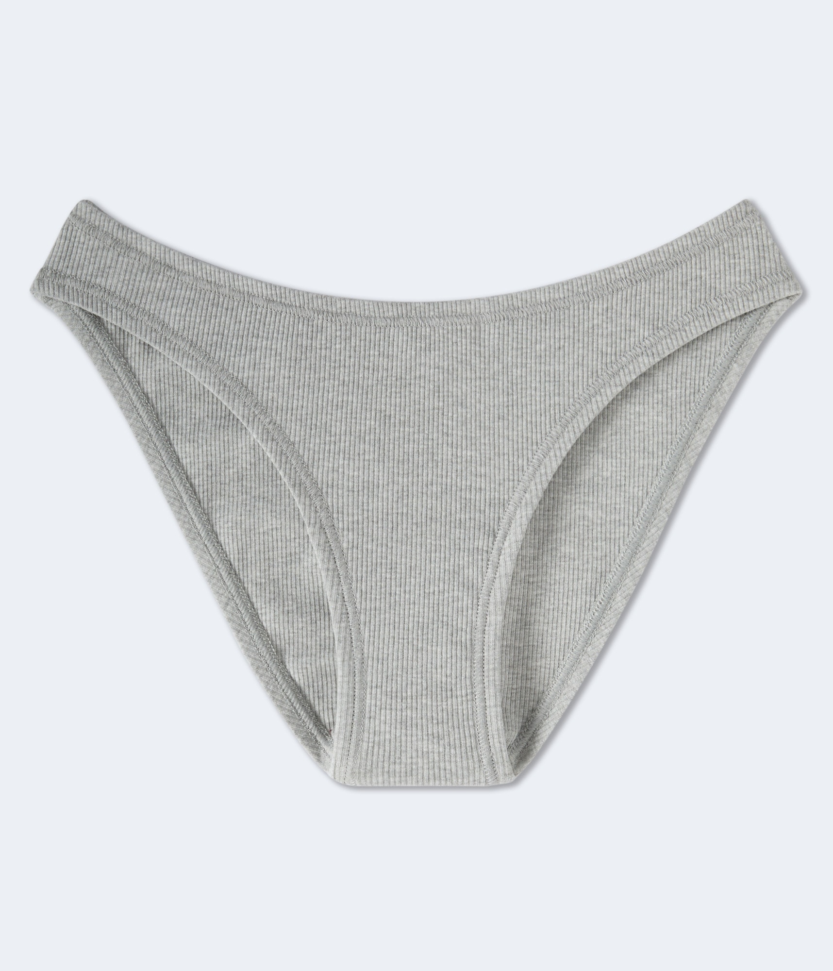 Ribbed High-Leg Cheeky