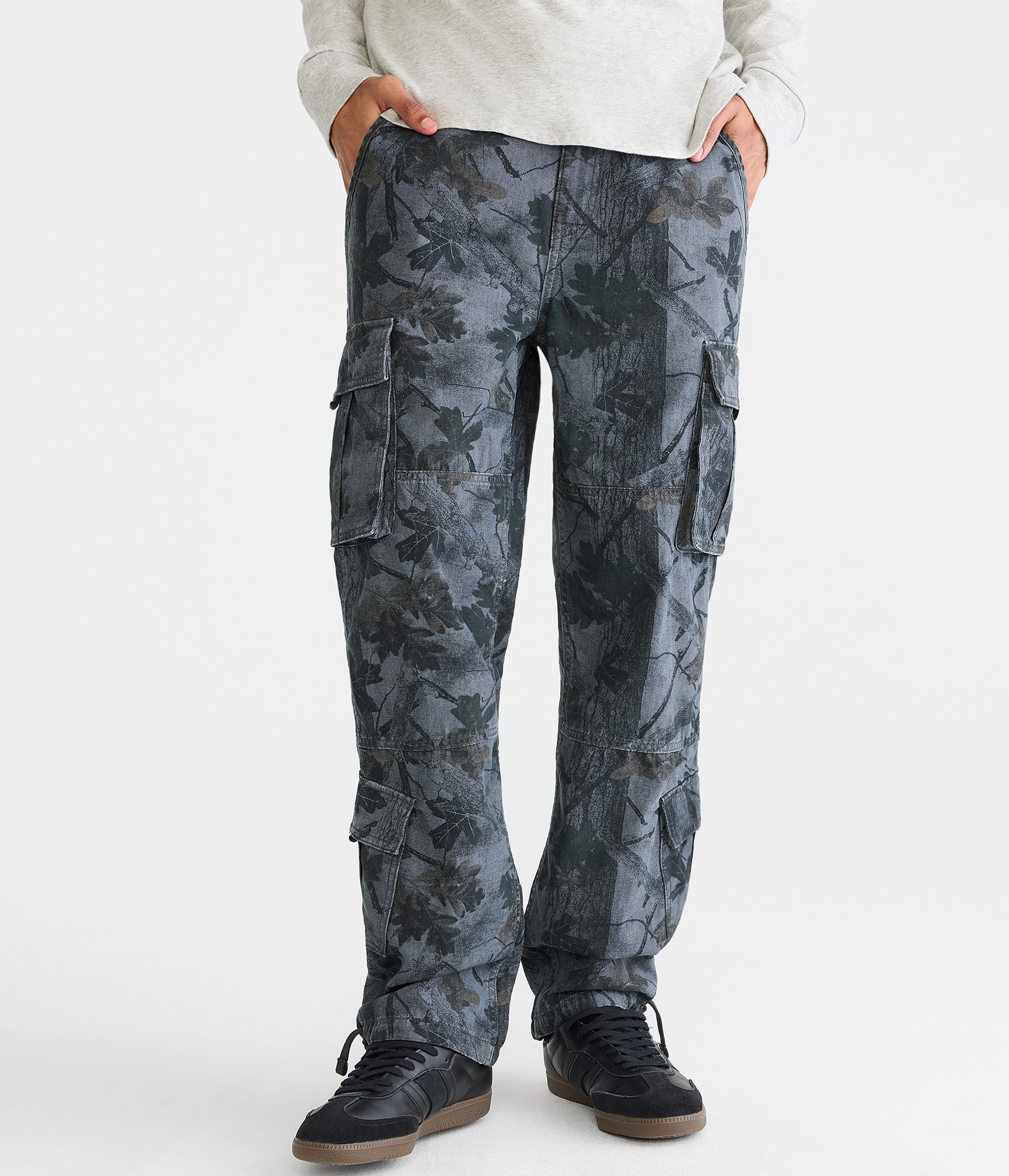 L'Appartement☆Cargo Cami All in One L'Appartement☆Cargo Cami All in One Forest Camo Baggy Cargo Pants