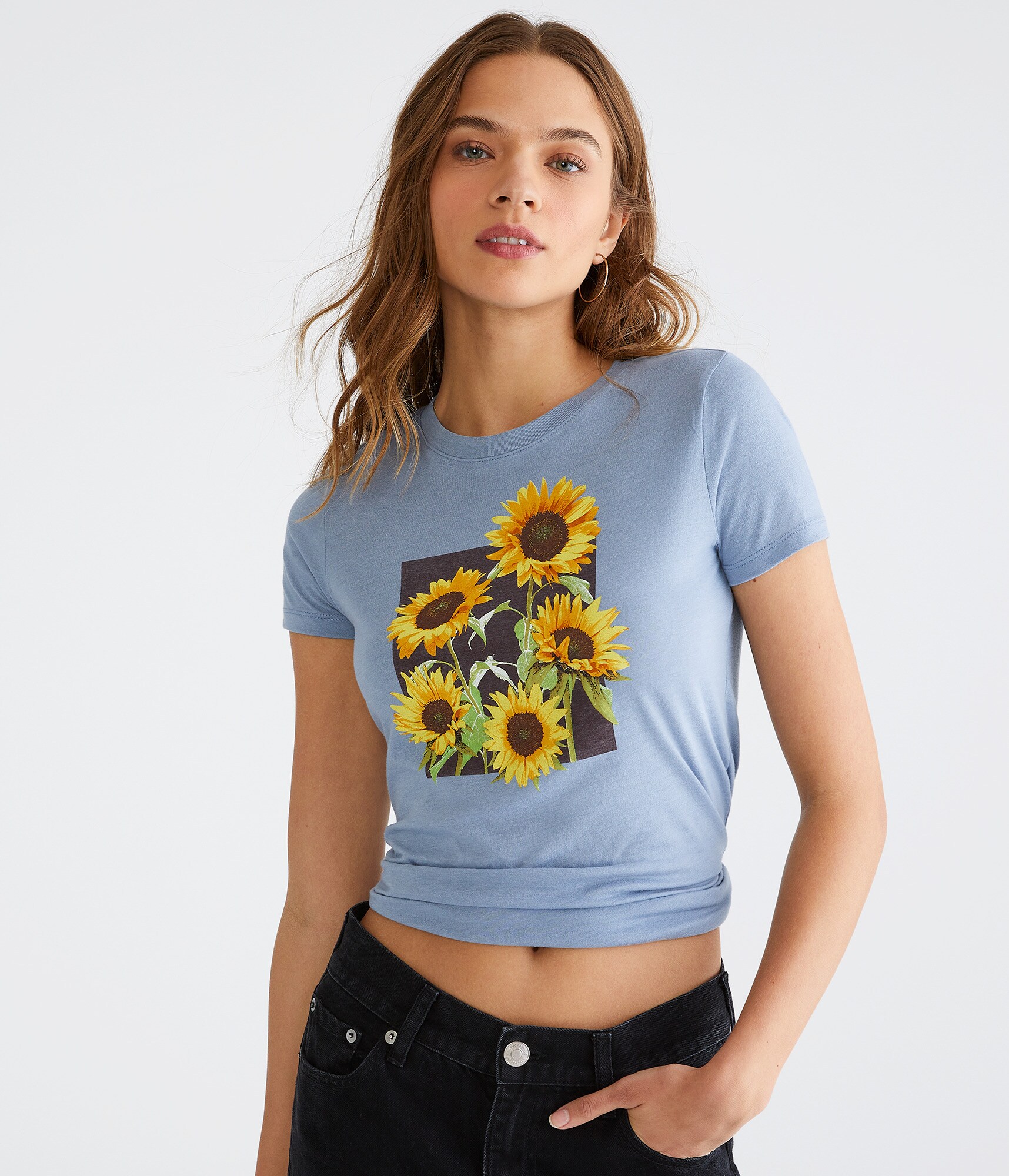 Sunflower Square Graphic Tee
