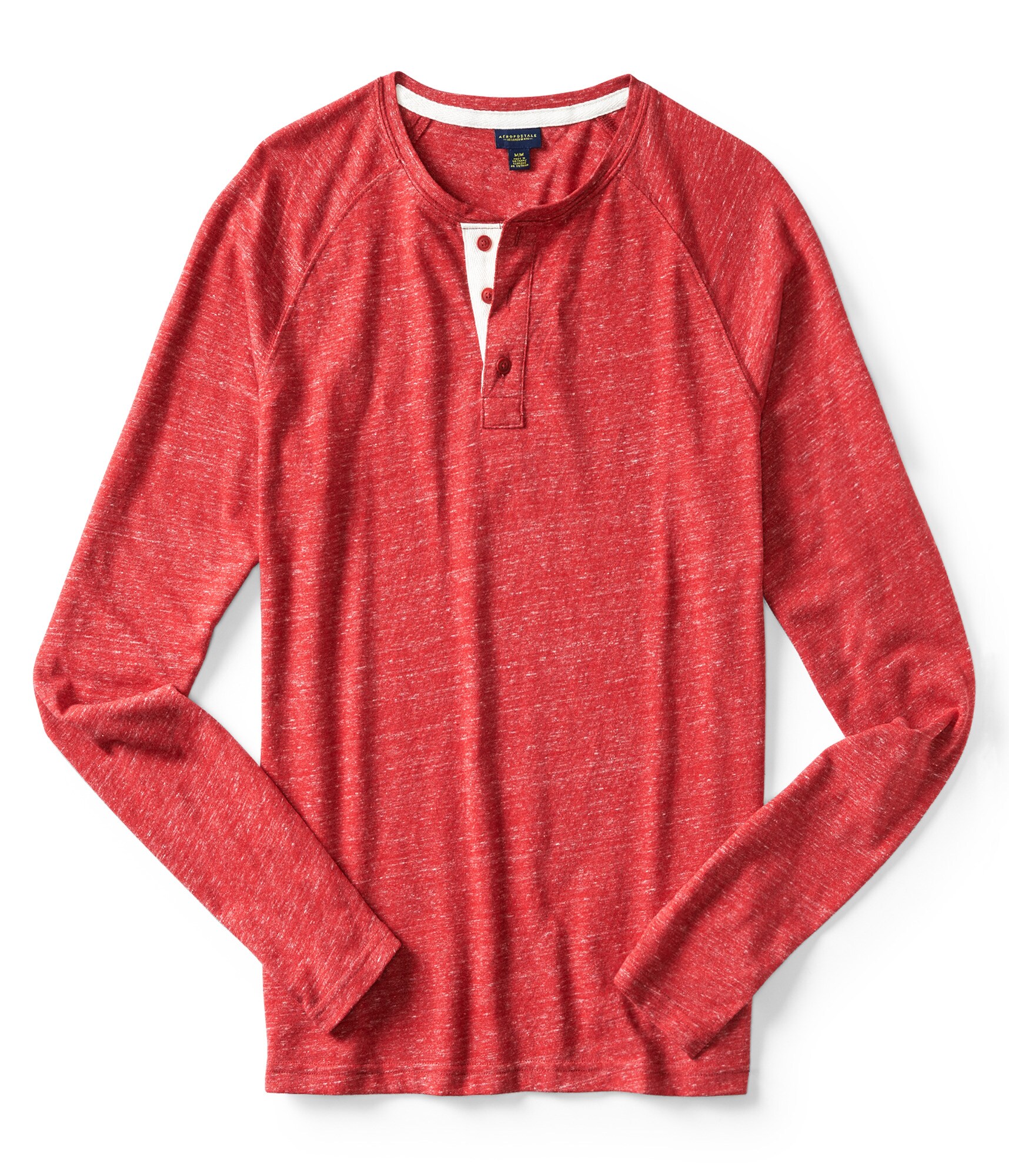 ★COOR★ Linen Wool Blend Long Sleeve Henley Oatmeal CXF2KT0 ☆COOR☆ Linen Wool Blend Long Sleeve Henley Oatmeal CXF2KT0