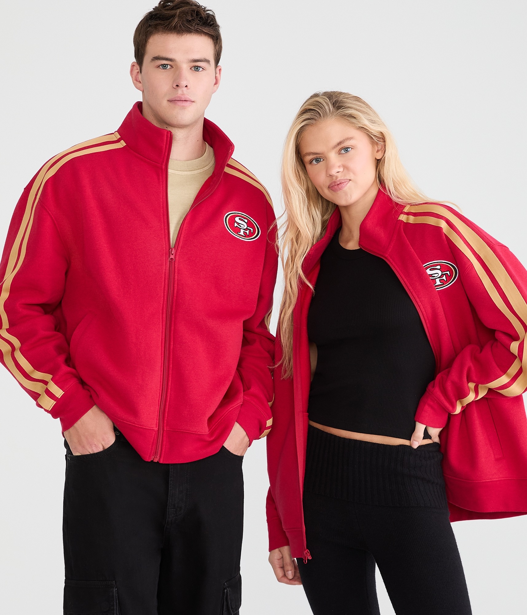 San Francisco 49ers Fleece Track Jacket
