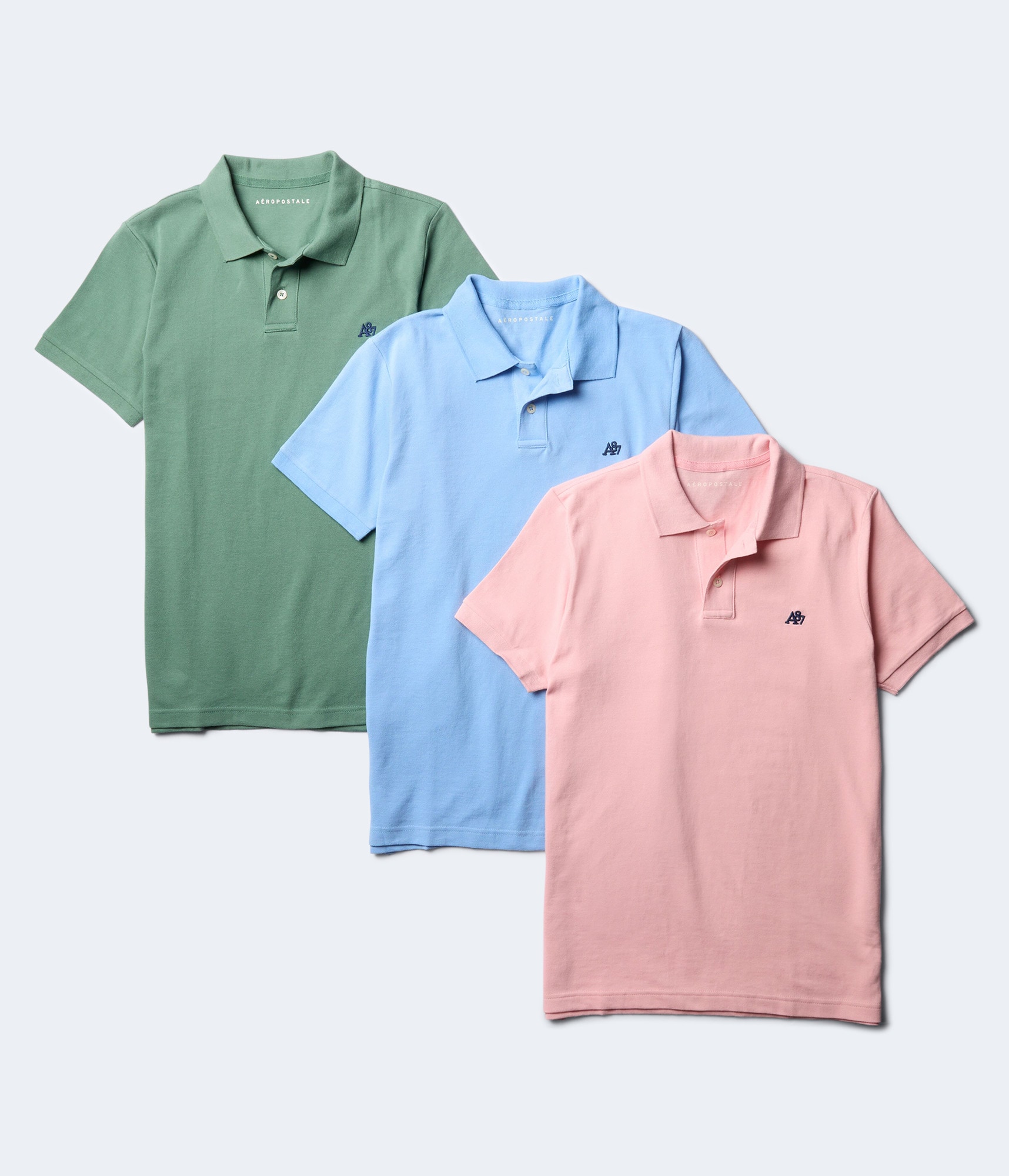 POLO パステルブルー Kirby Ladies Zip Neck Polo in Coronet Blue/White | Ping EU