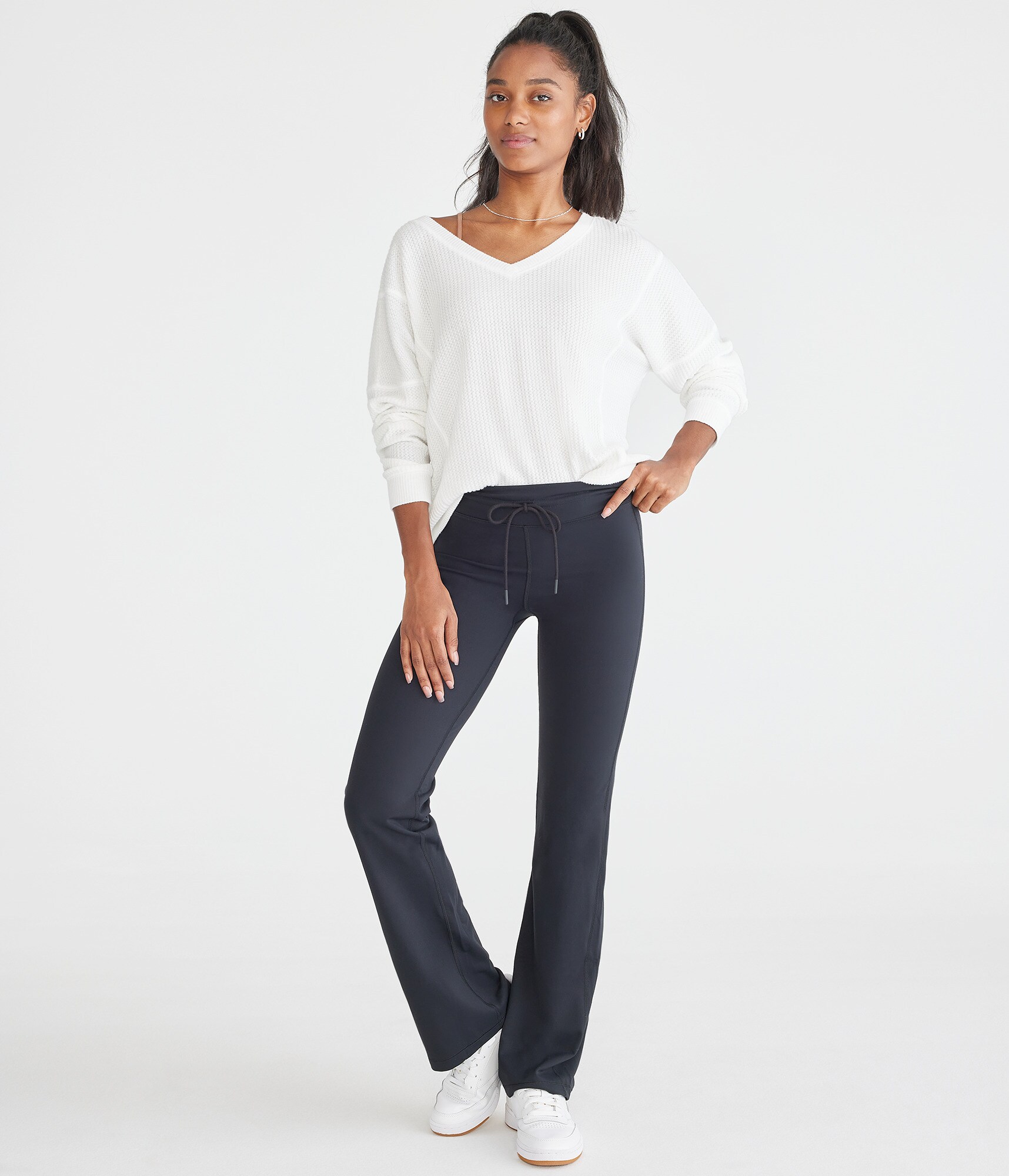 ★andar★ Soft fleece bootcut pants Ultra-Soft Cropped Bootcut Pant