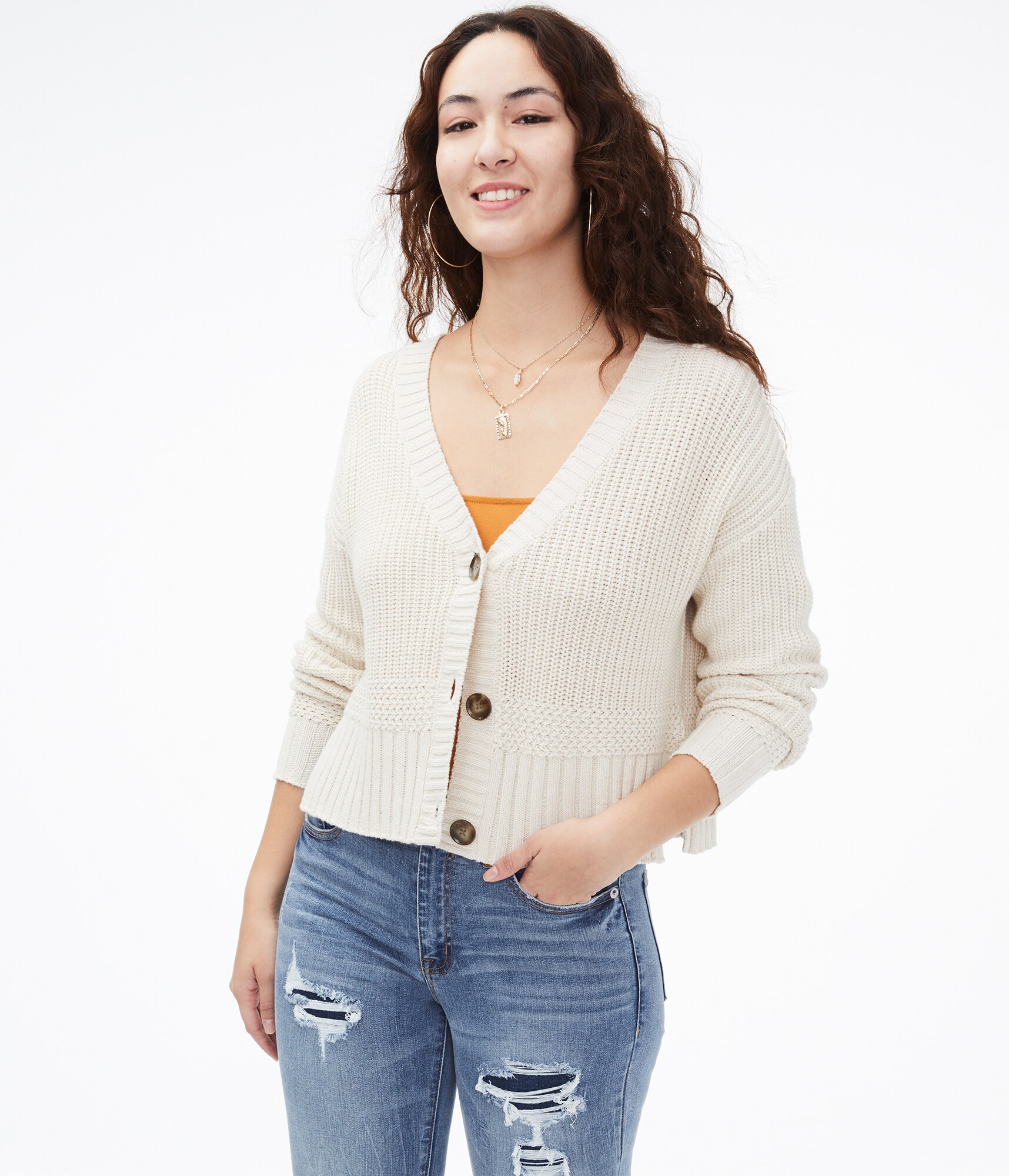 新品☆ Wellness Rib Cropped Cardigan 82819200_255_main.jpg