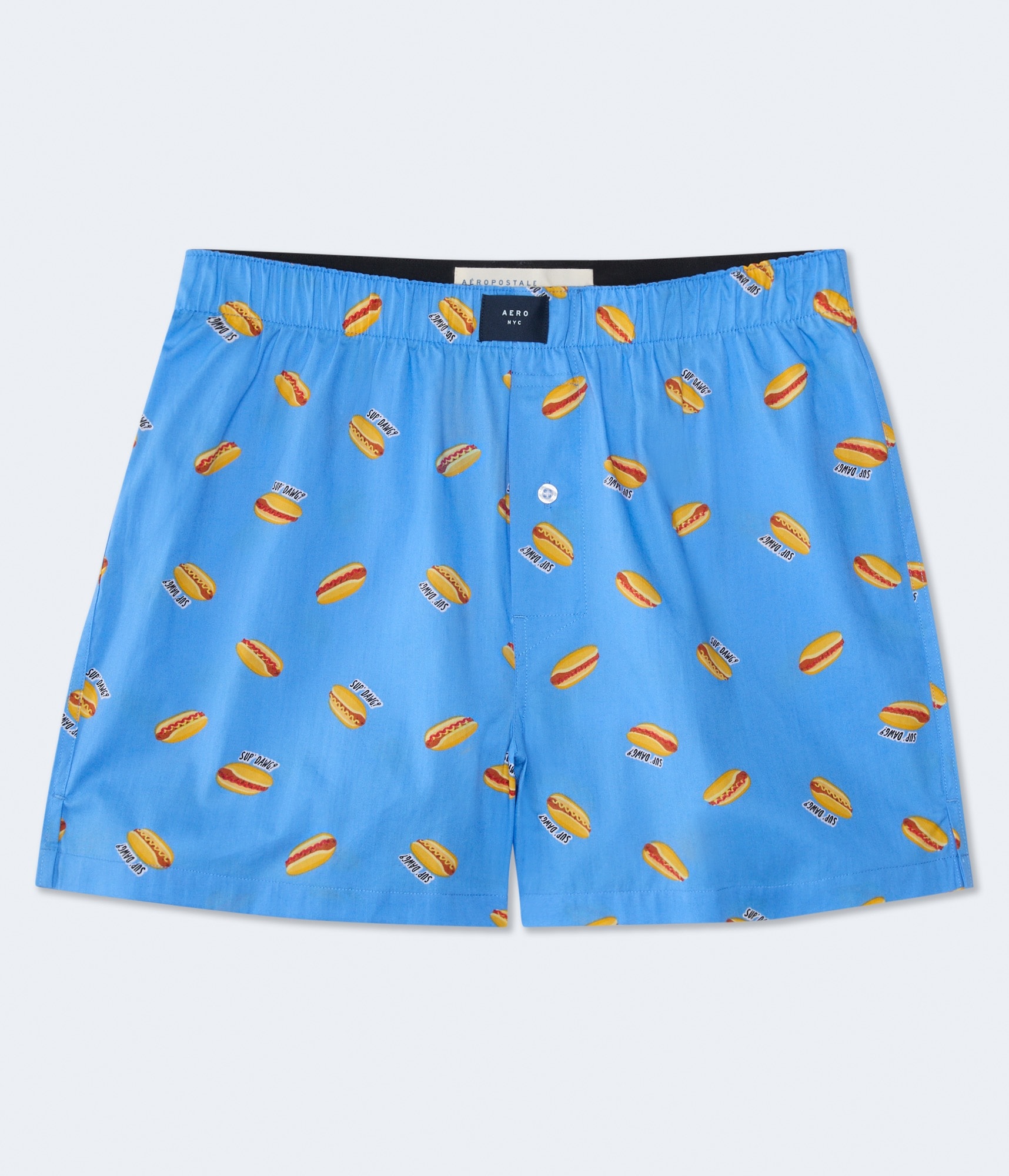 Hot Dog 4" Woven Boxers
