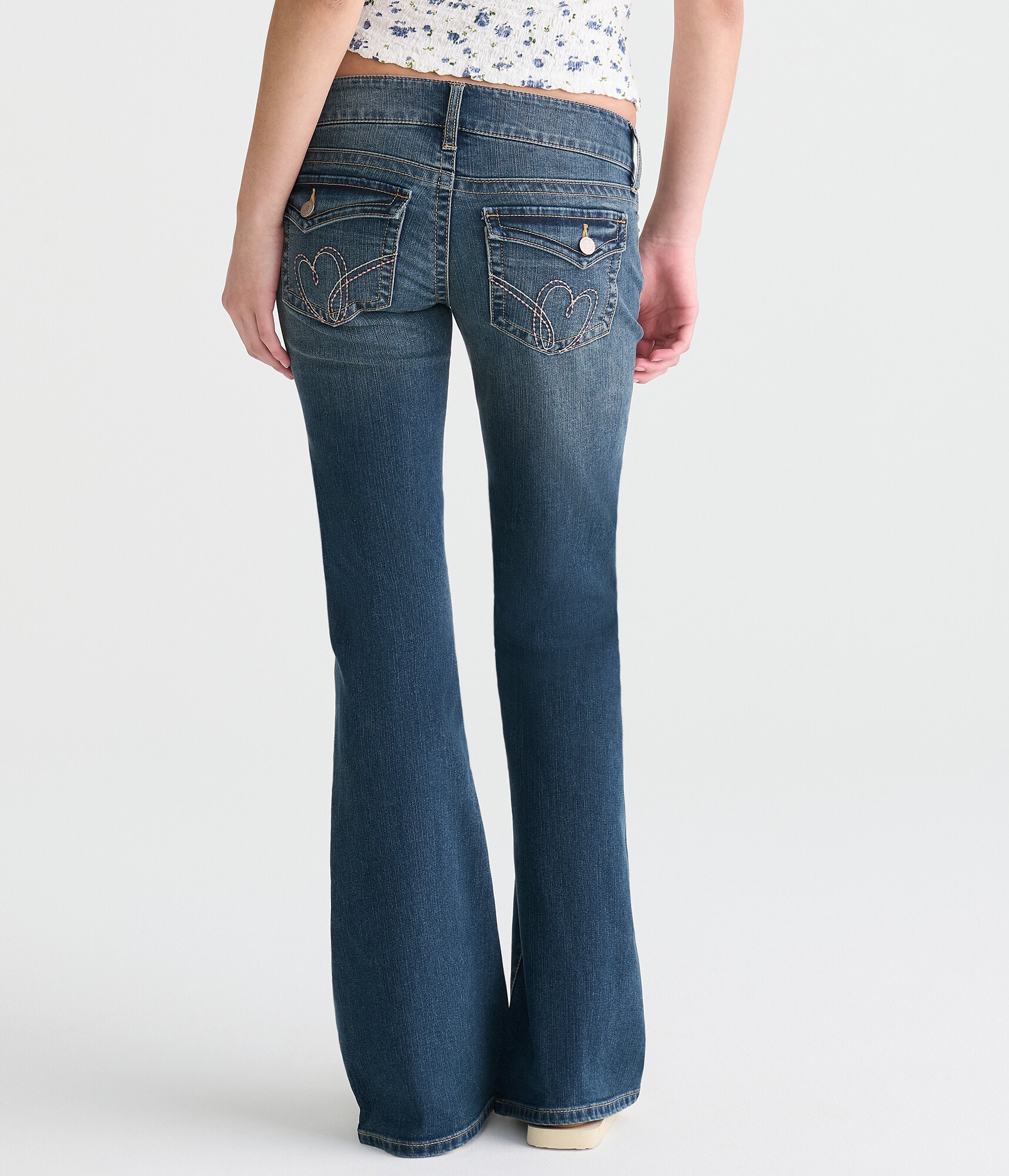 パンツ Heart hip highwaist flare denim 87014115_189_main.jpg