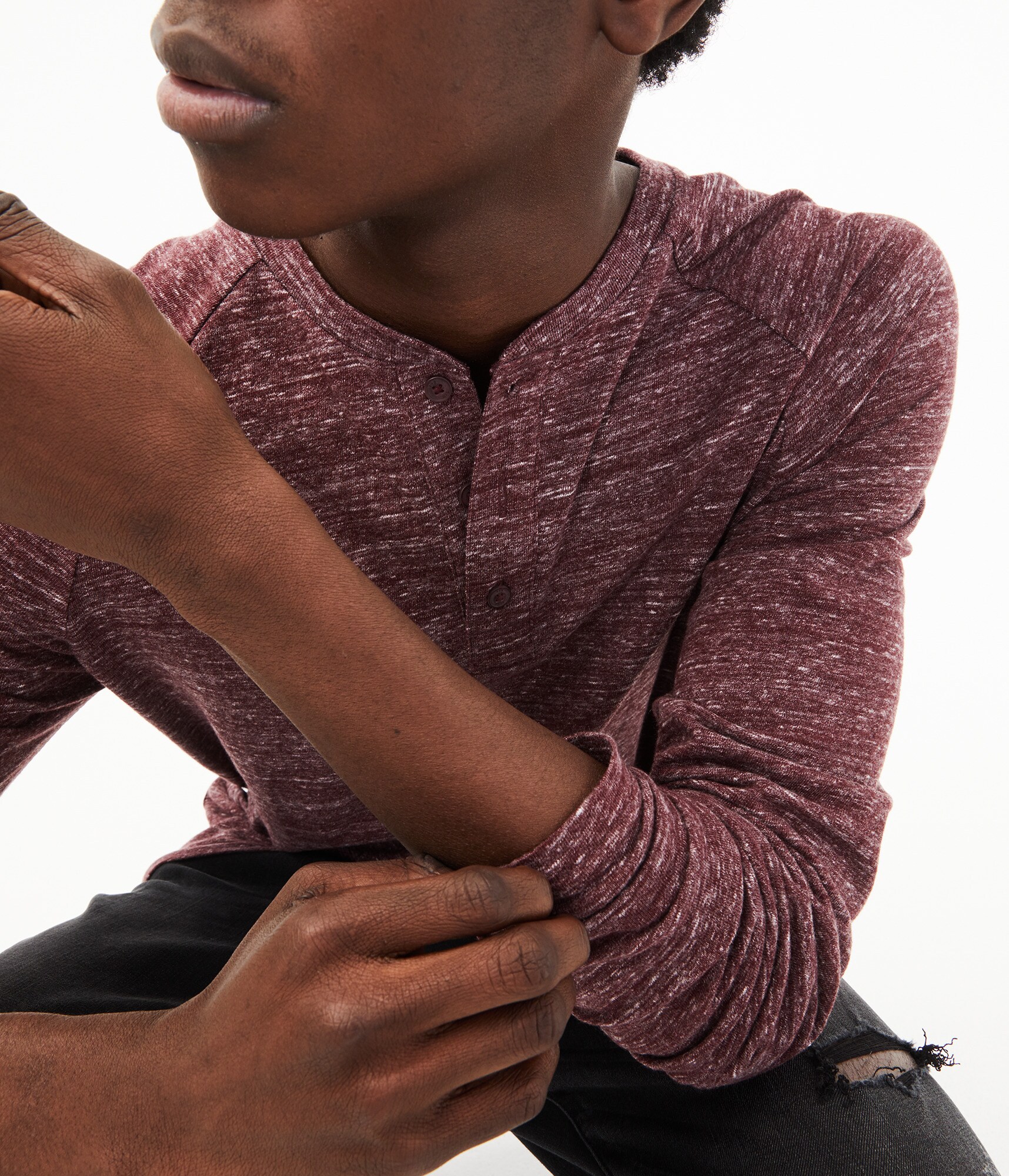 Download aeropostale mens long sleeve raglan henley*** | eBay