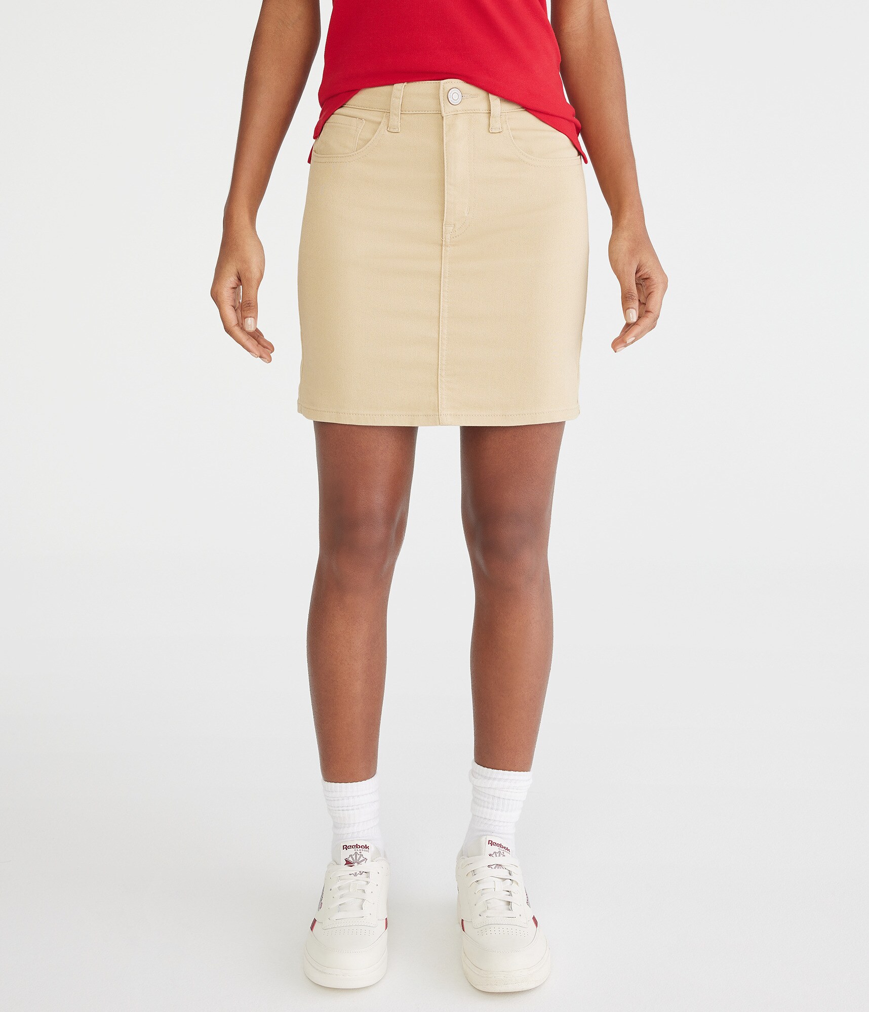 high waist skirt uniform