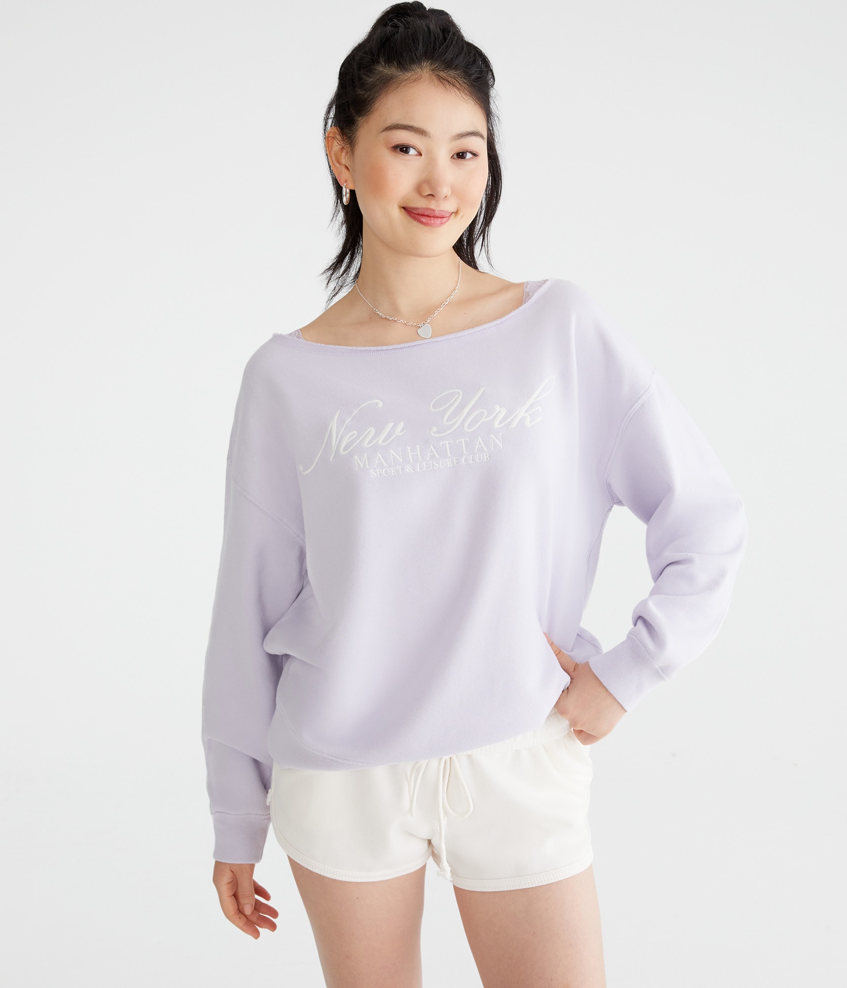 トップス maison celon off shoulder sweat off shoulder sweat – célon