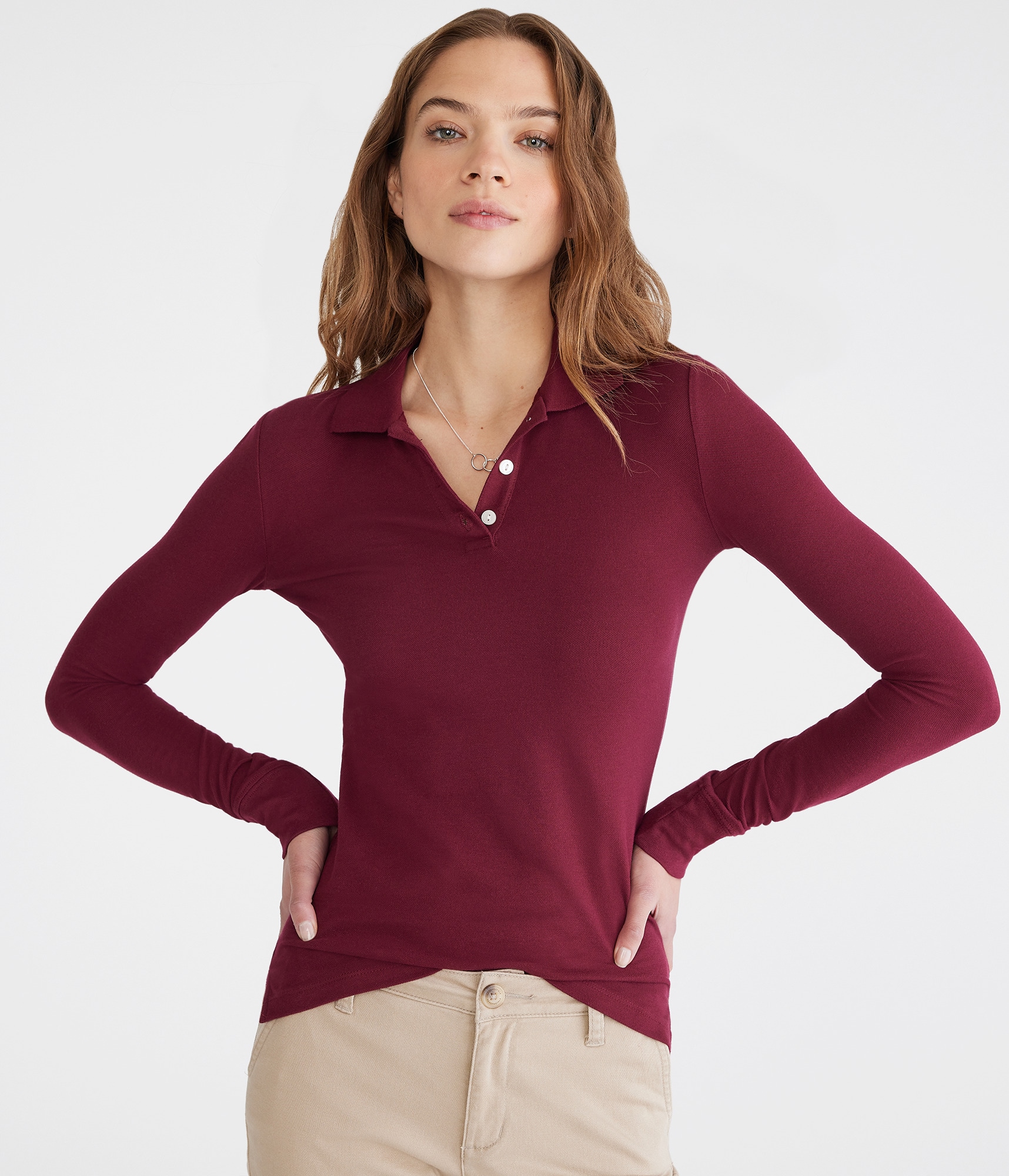 トップス philme longsleeve polo 95b330b786201d660c6f80d74b39f9