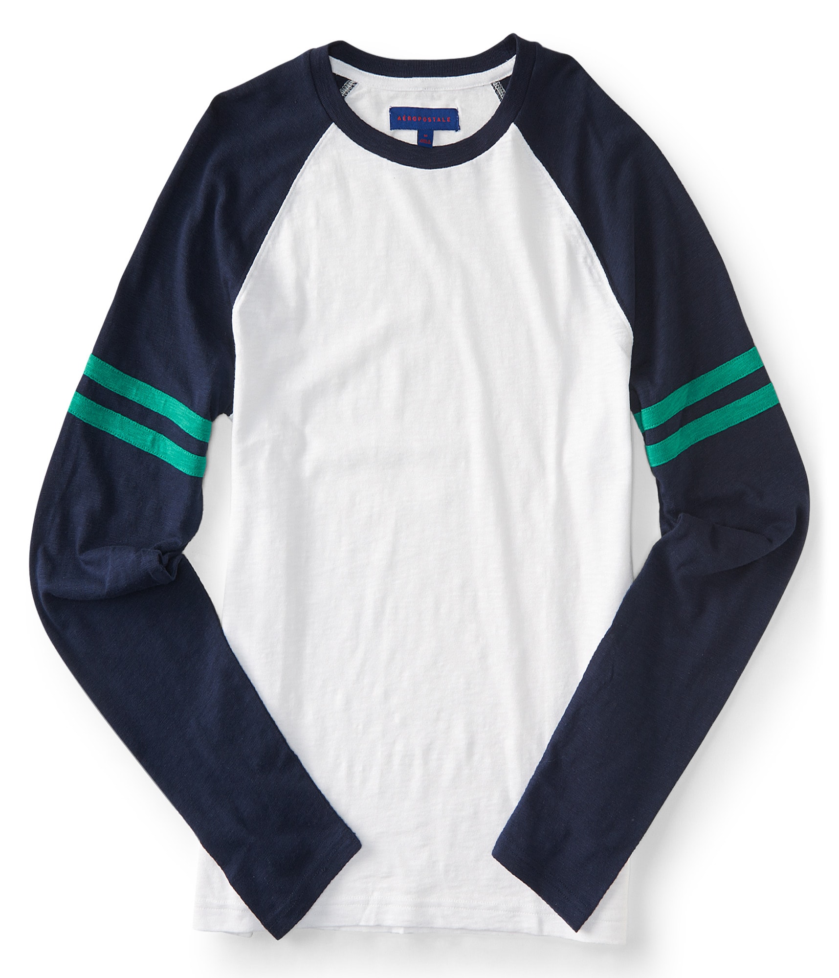 Long Sleeve Striped Raglan Tee