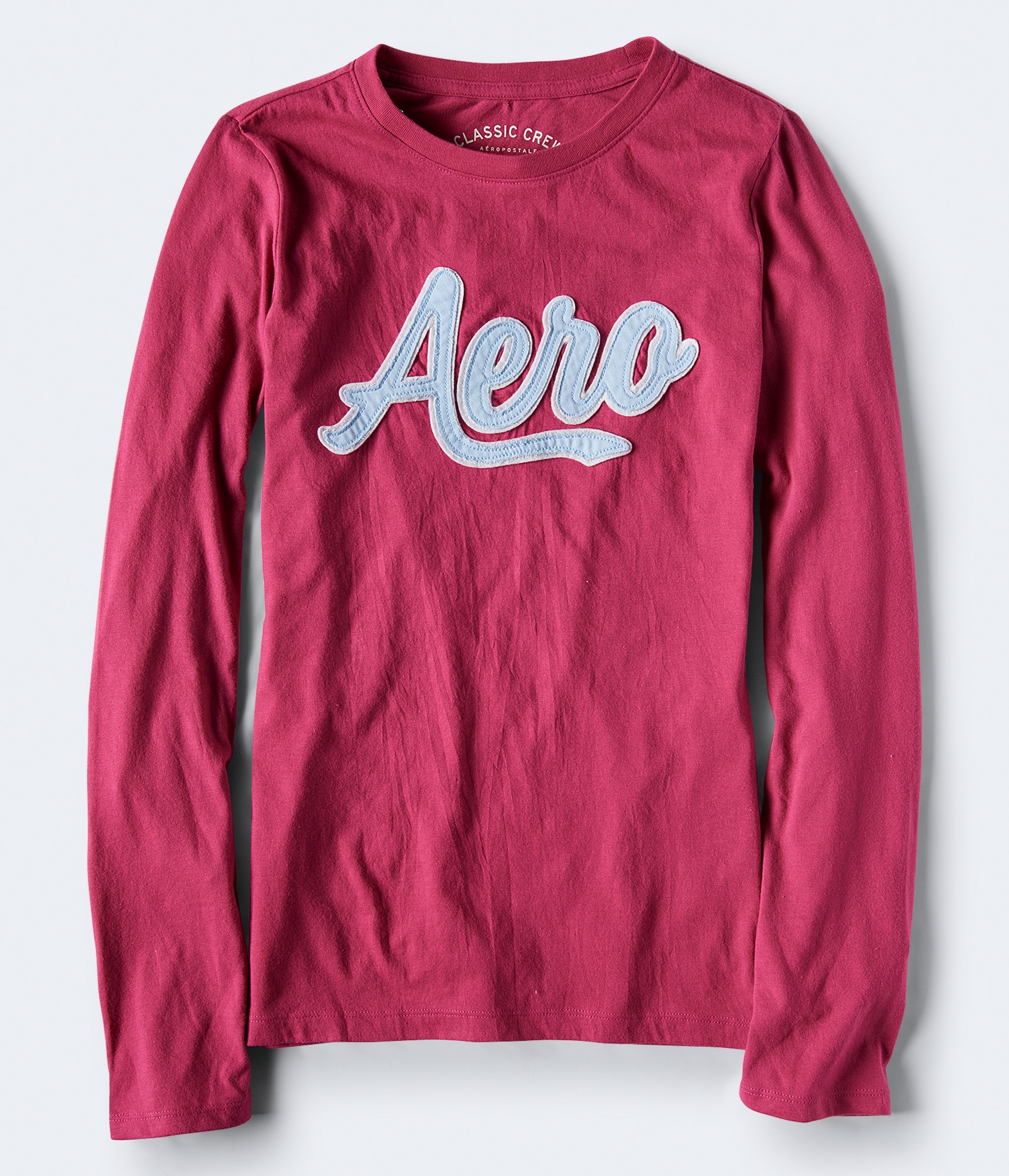 Womens Long Sleeve Champion Shirt Long Sleeve Aero Logo Graphic Tee