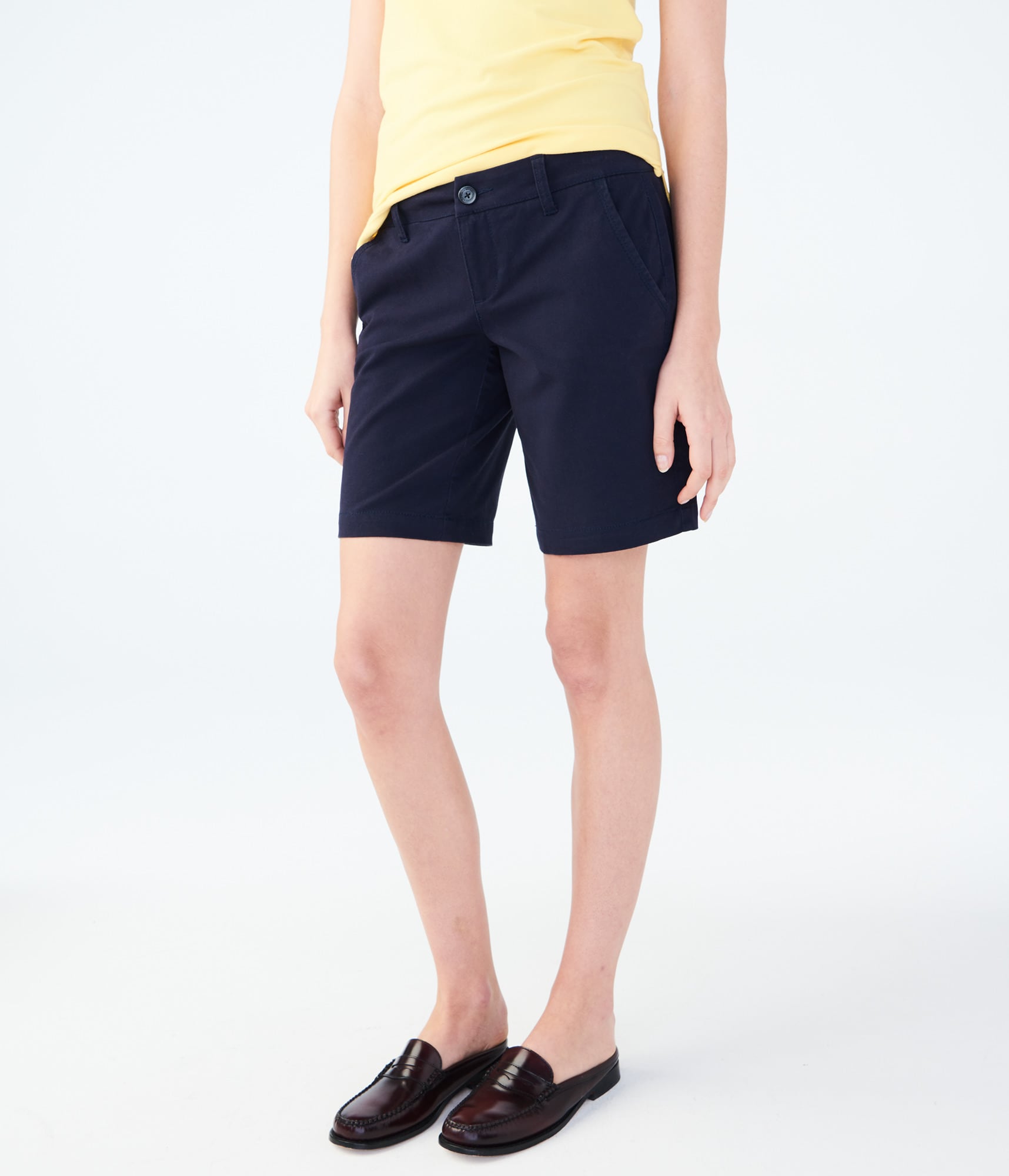 Curvy Uniform Bermuda Shorts