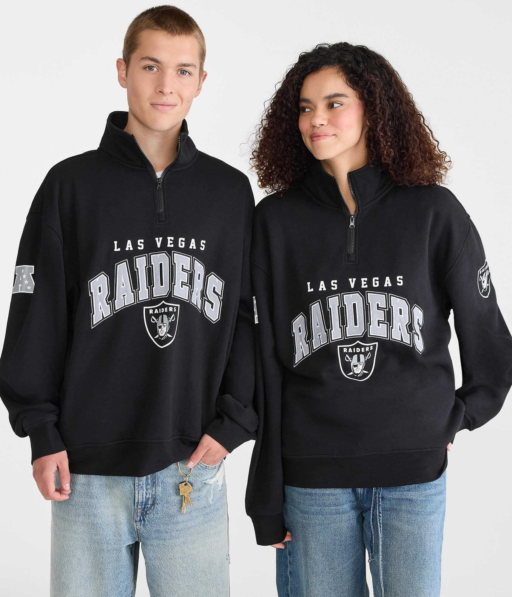 Las Vegas Raiders Quarter-Zip Sweatshirt