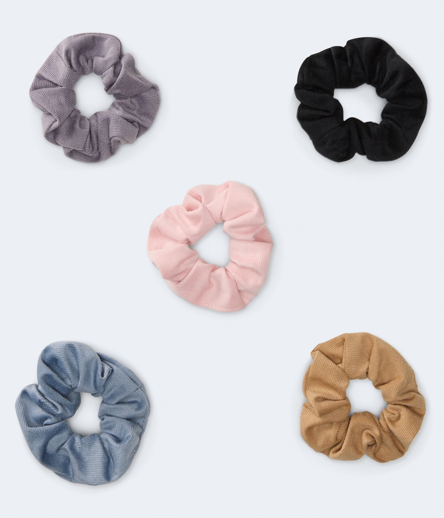 Waffle Scrunchie 5-Pack display picture 1