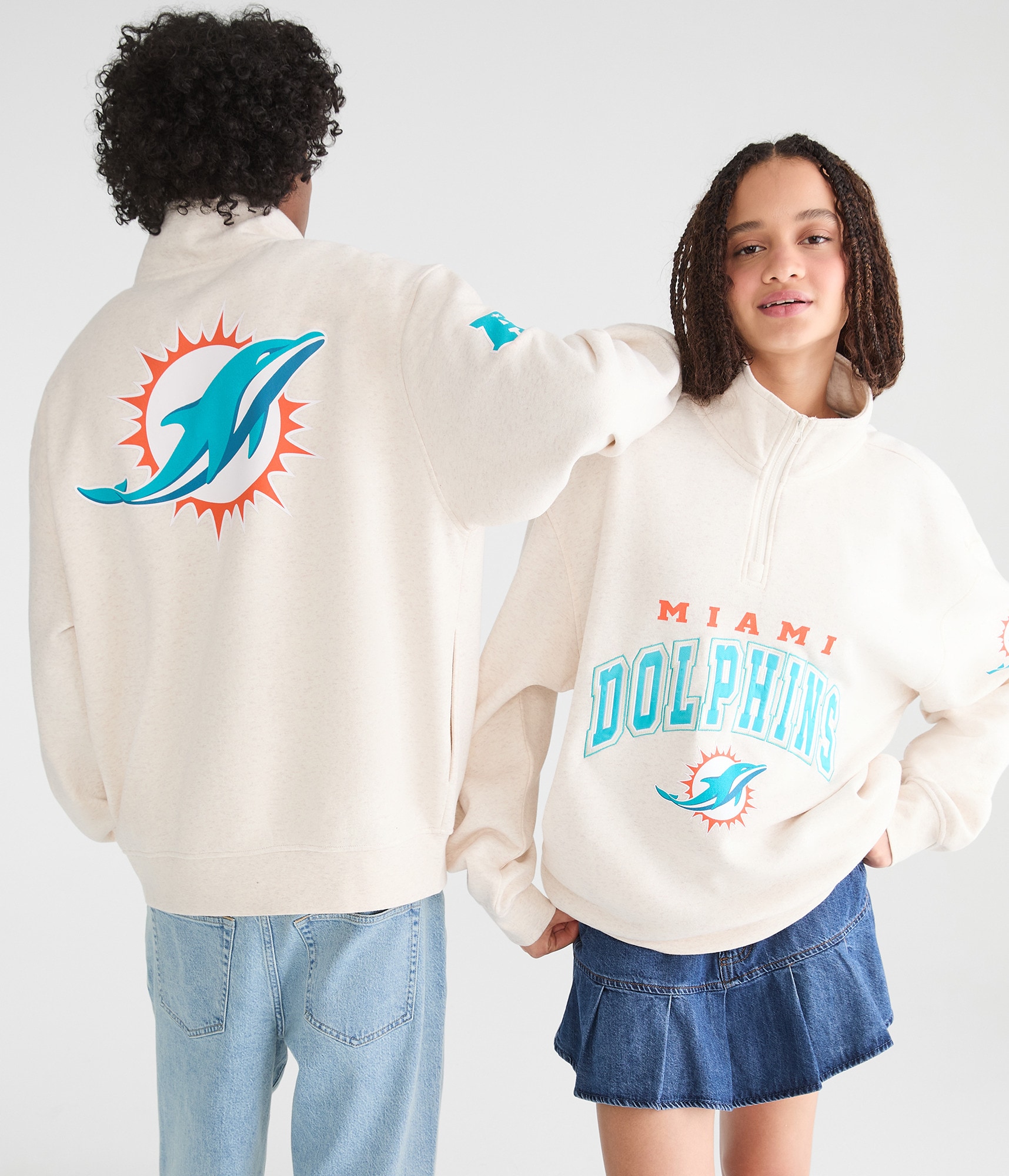 Miami Dolphins Quarter-Zip Sweatshirt
