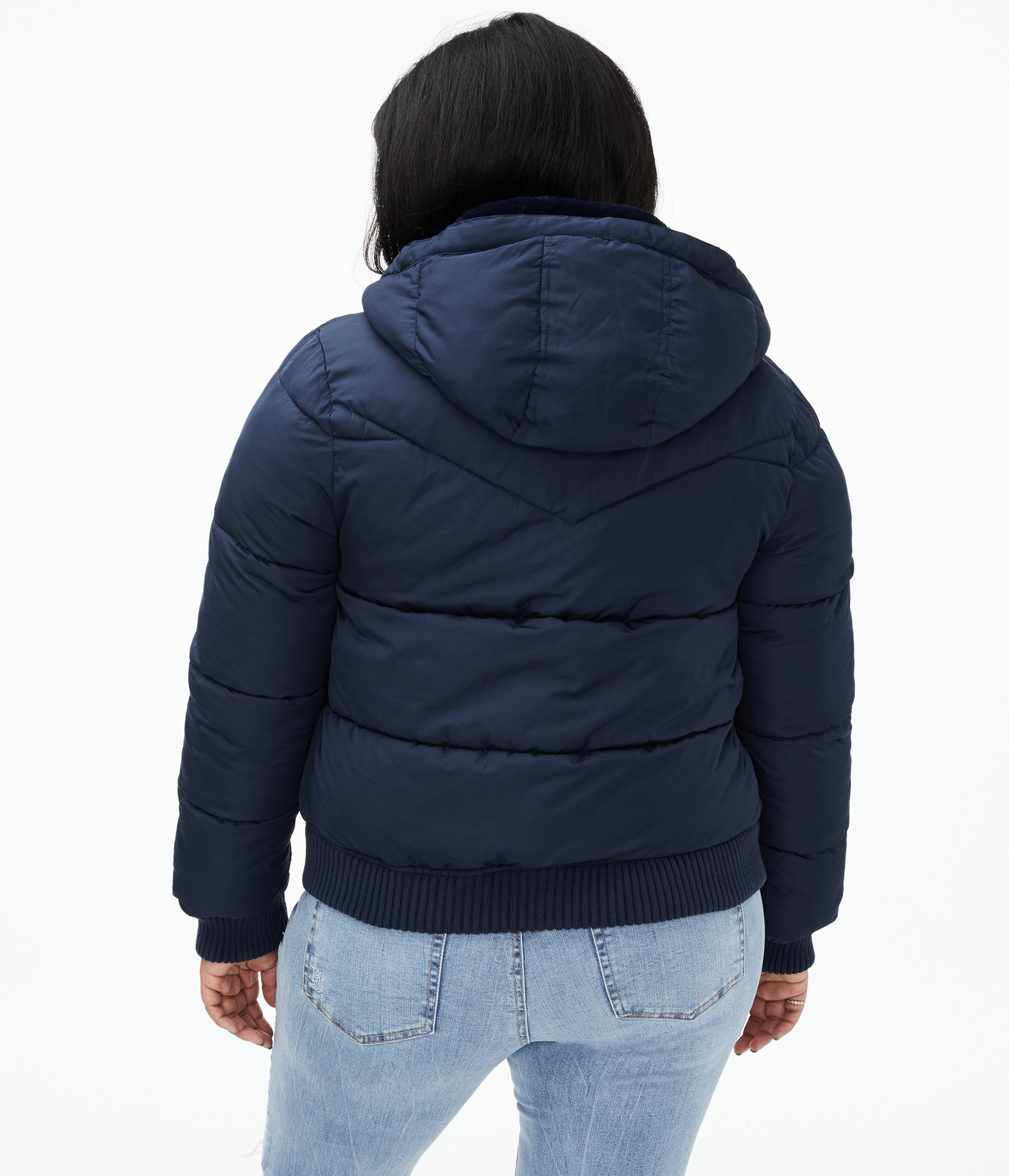 aeropostale womens hooded puffer jacket eBay