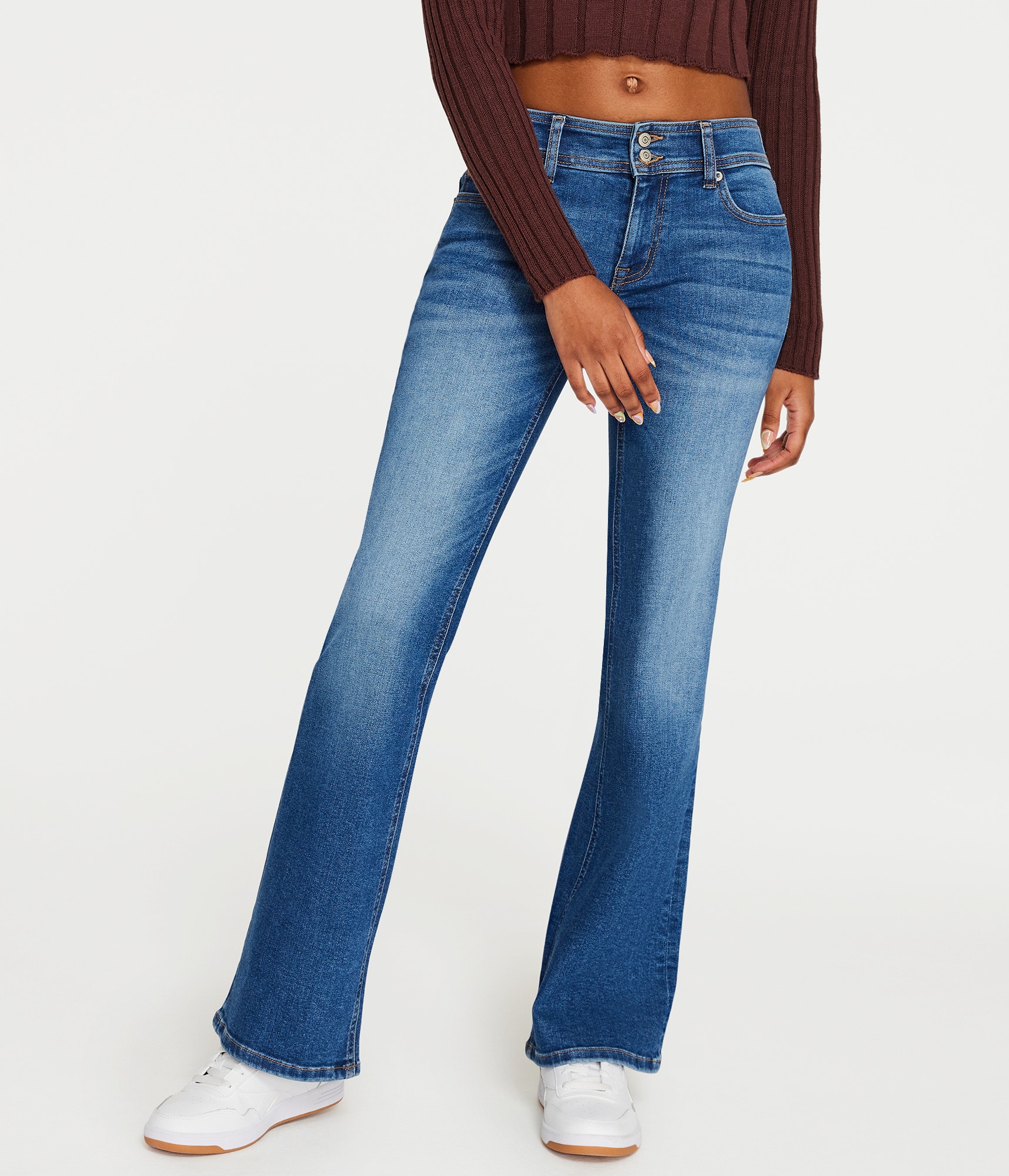 Flare Low-Rise Soft Flex Jean