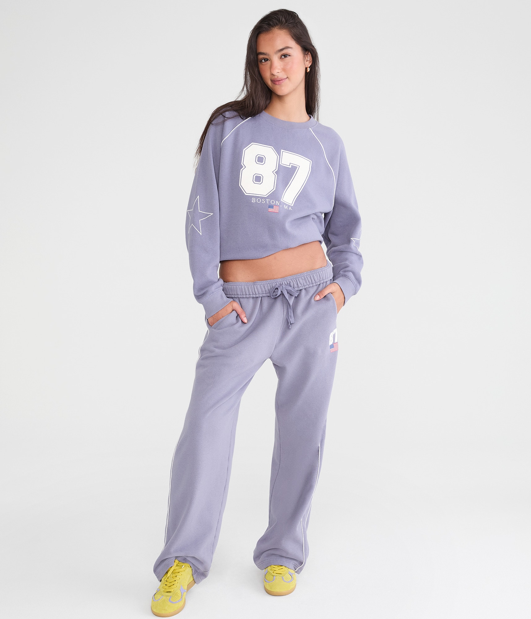 Cloud Soft 87 Destination Oversized Raglan Sweatshirt