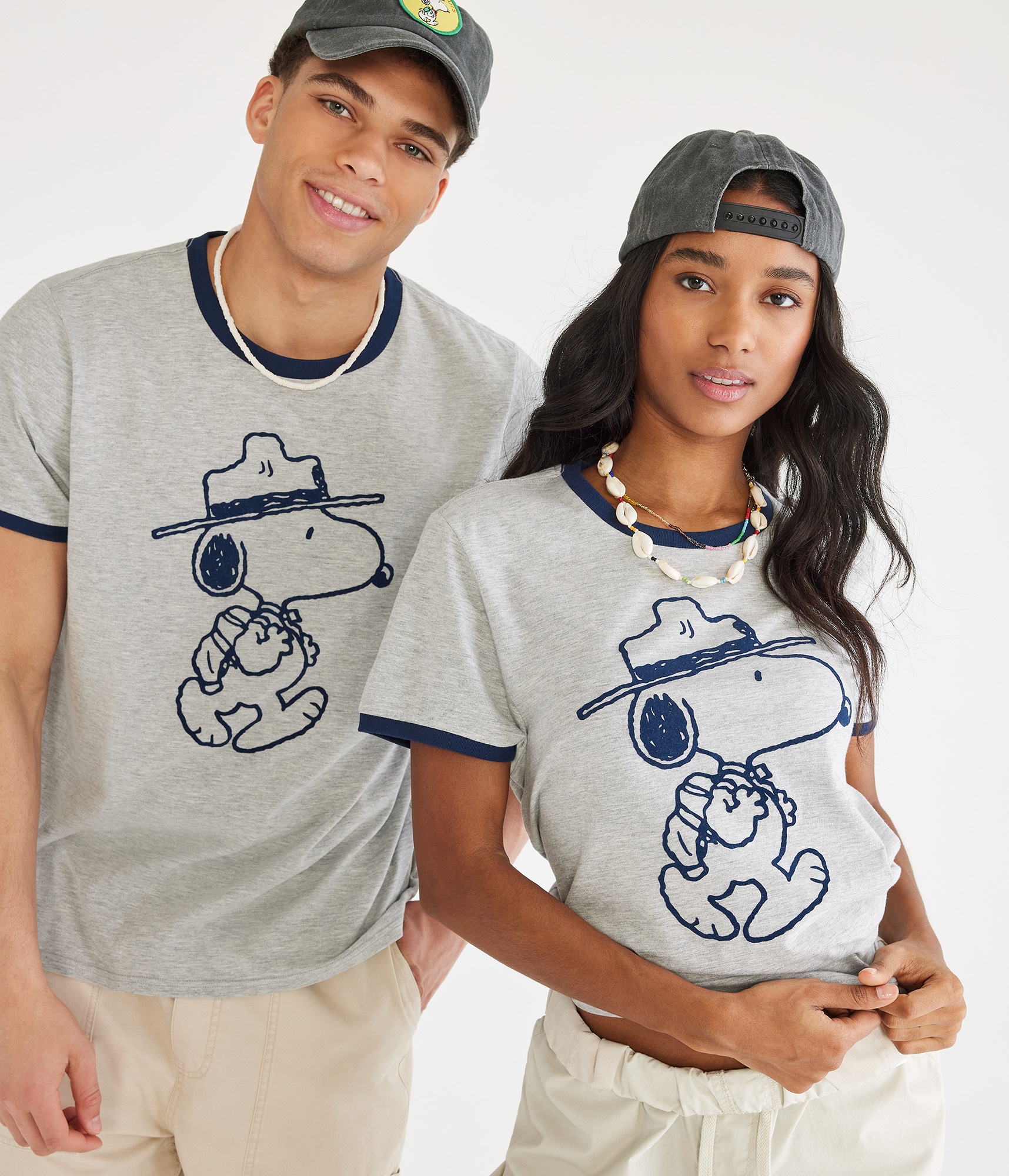 （66）スヌーピー SCOUTS CAMP LIFE 長袖Tシャツ グレー 66）スヌーピー SCOUTS CAMP LIFE 長袖Tシャツ グレー snow peak