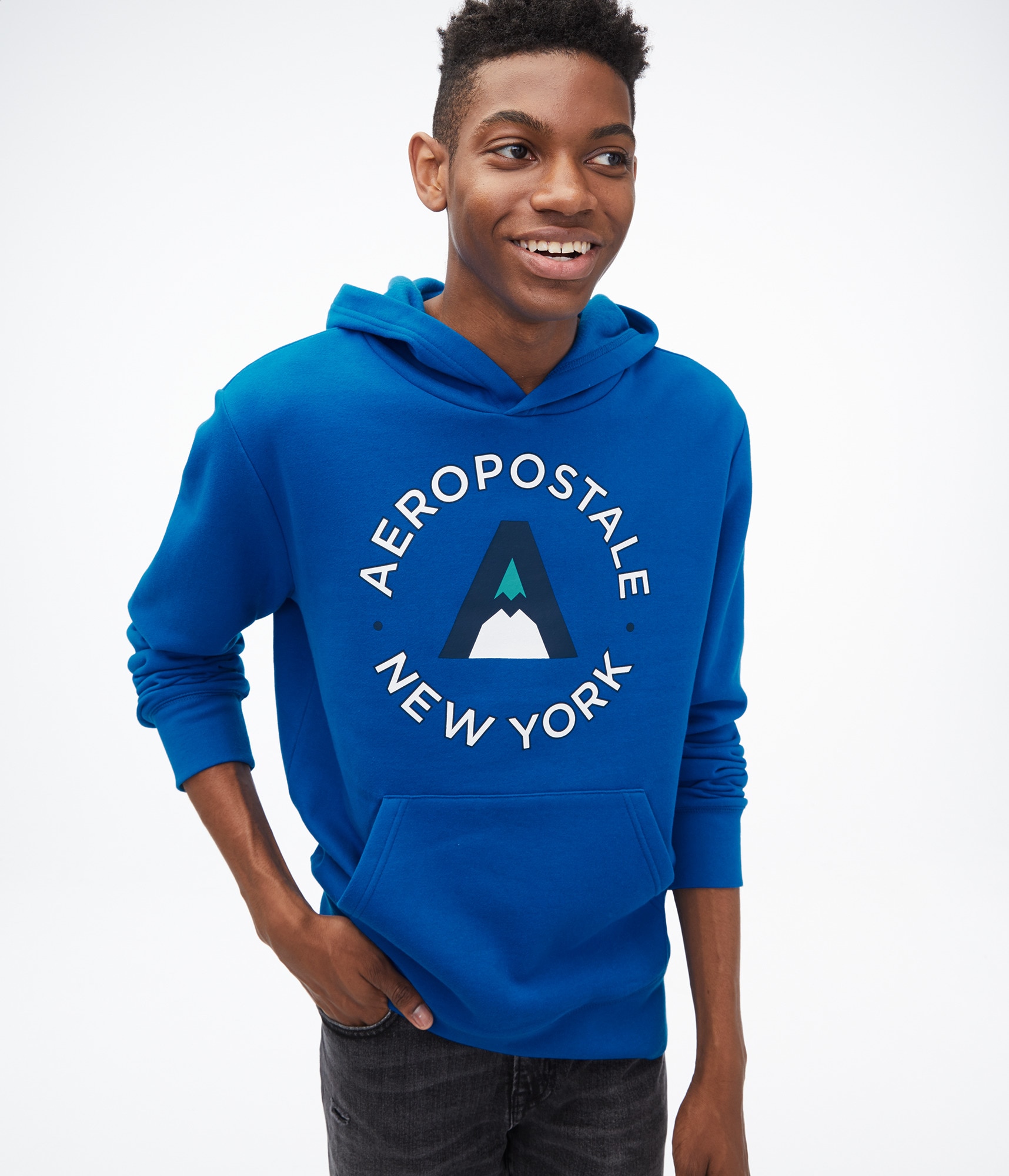 mirror9 - 〈新品〉MIRROR9 ICON Hoodie/LIGHTBLUE Thatrich Mens Hooded Sweatshirt New Your Printed Hoodie