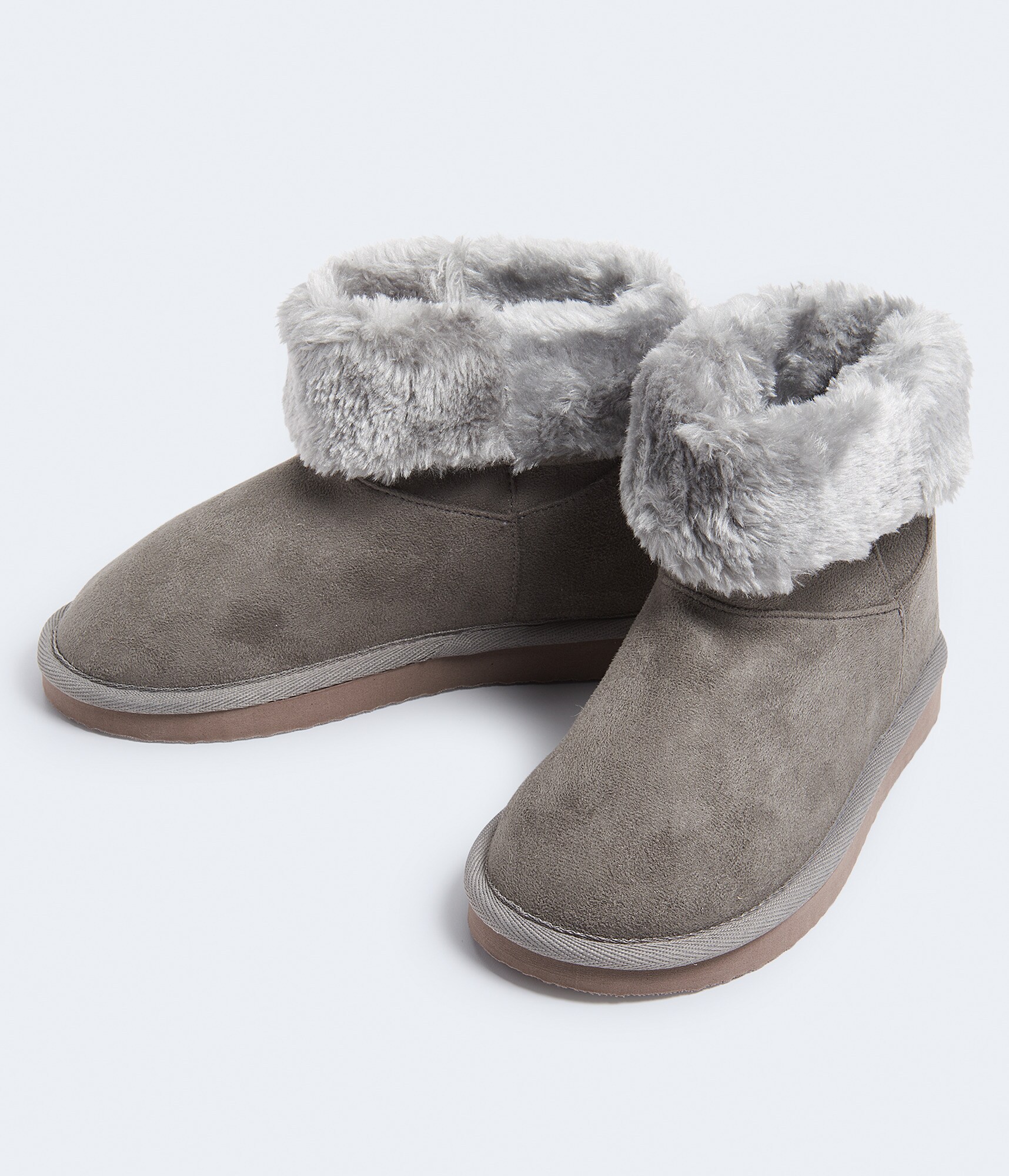 AéRopostale suede natural fauk Sheerling boot Aéropostale Faux Suede Boots for Women | Mercari main image 4