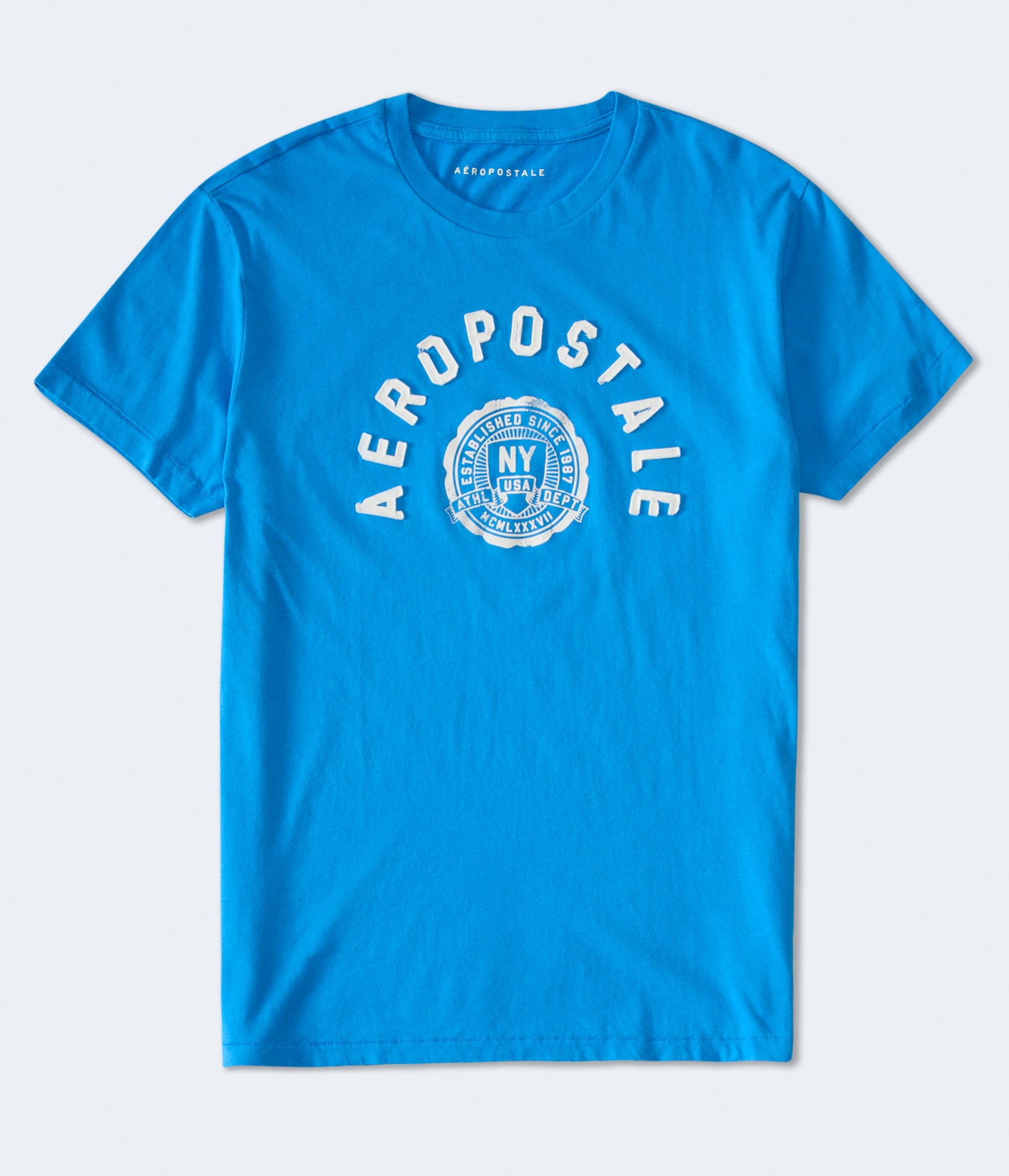 Aeropostale NY Shield Applique Graphic Tee