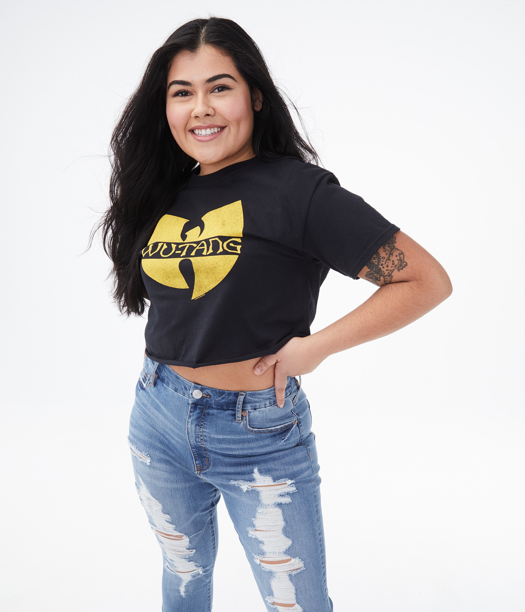Wu-Tang Clan Cropped Graphic Tee