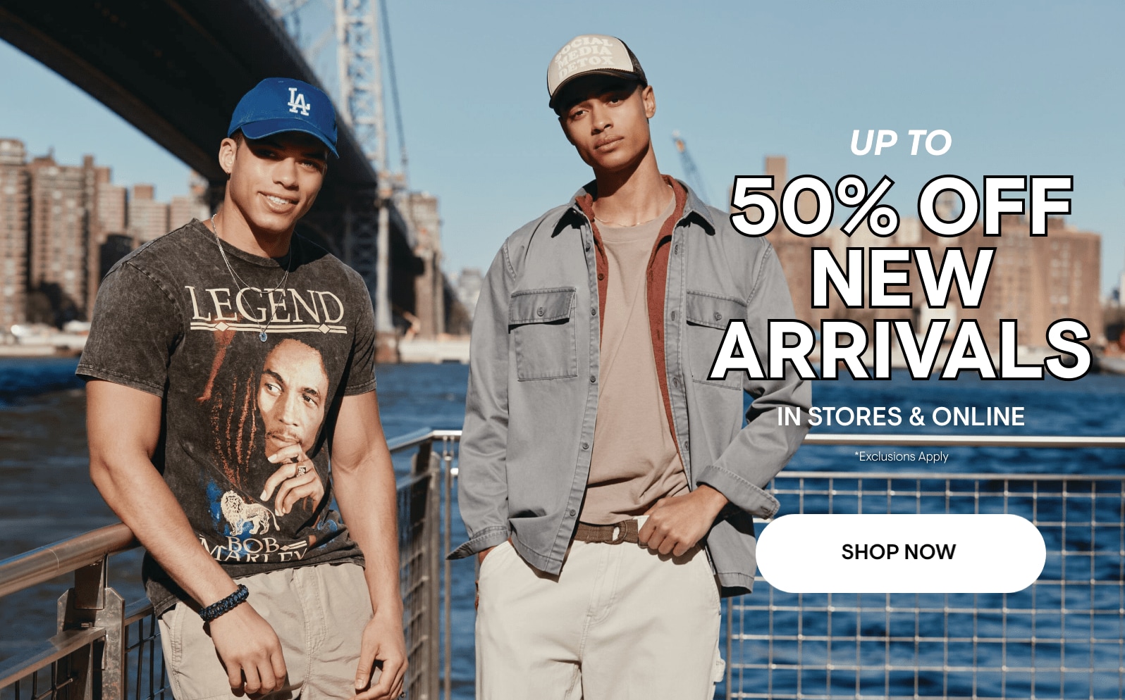 Up to 50% Off New Arrivals! Online and In Store. Shop Now